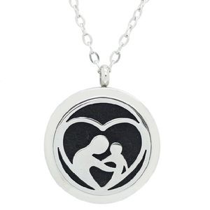 Mother and Child Diffuser Necklace